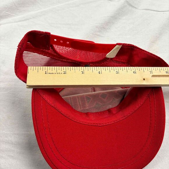 Vintage 1988 Unisex Trucker Cap Red Super Bowl XXIII Mesh One Size - Picture 10 of 11